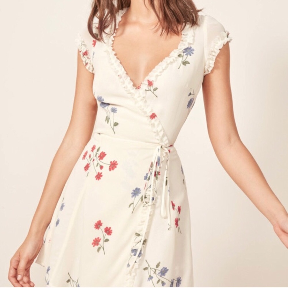 Reformation garnet dress